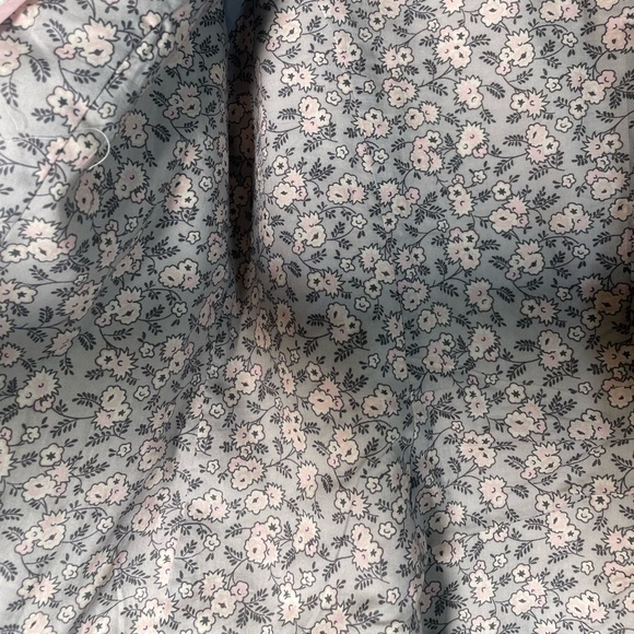 Boden Linen Cotton Lady Jacket Blazer  Winter White Peter Pan Collar Sz 10 - Picture 11 of 16